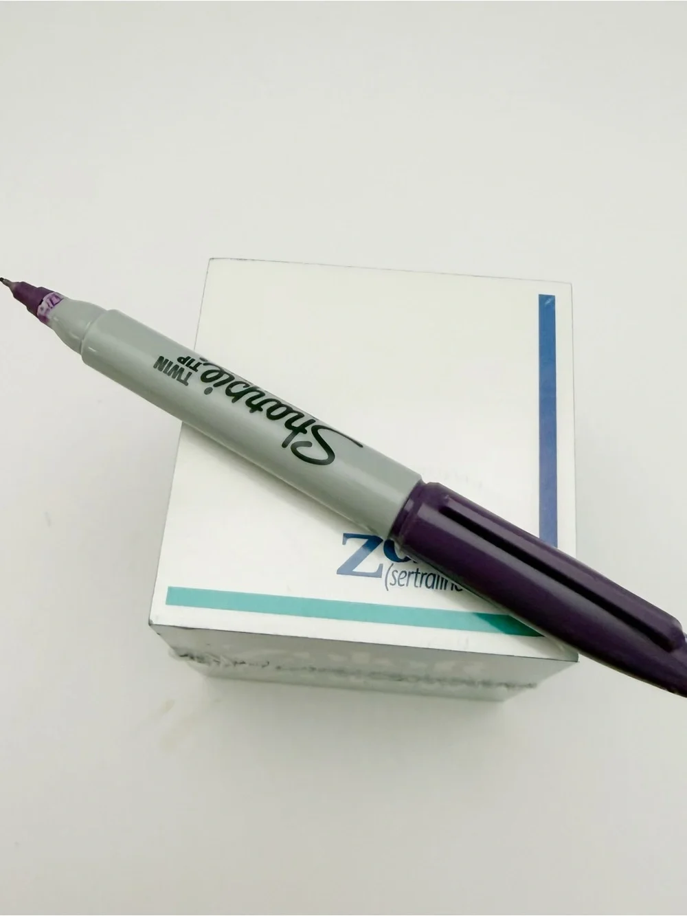 Zoloft Pfizer 1998 Note Pad Drug Rep Pharmaceutical Promo Advertising